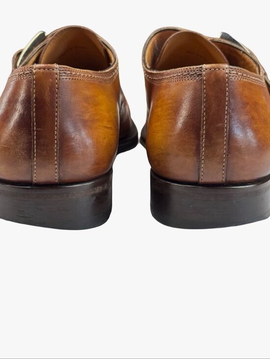 Magnanni Men\'s Leather Cap-Toe Two Tone Dress Shoes Brown • Size 7.5 US 40 EU main image 6